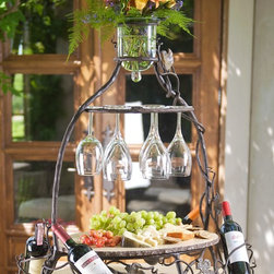 Wrought Iron Party Server - Serving Dishes And Platters