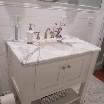 Classic subway tile bathroom