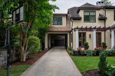Inspiration for a craftsman exterior home remodel in DC Metro