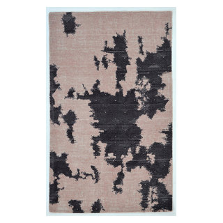 RugSmith Charcoal Aztlan Modern Geometric Area Rug, 5' x 8 ...