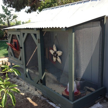 Green Chicken Coop