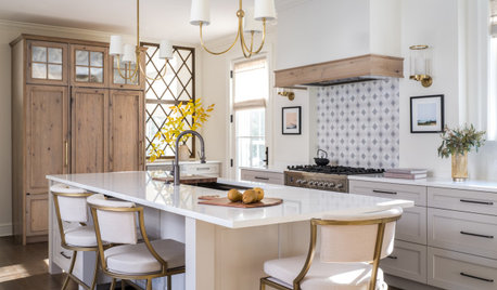Kitchen of the Week: Soft Transitional Feel in Taupe and Wood