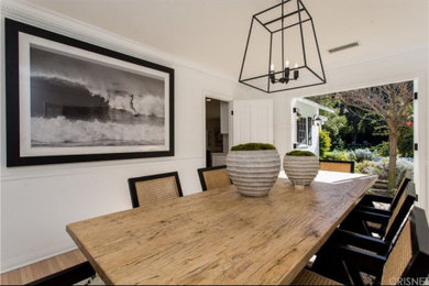Inspiration for a transitional home design remodel in Orange County