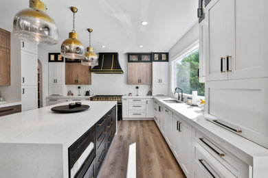 Example of a transitional kitchen design in DC Metro