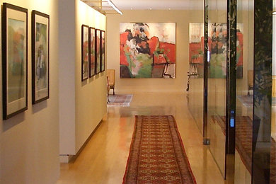 This is an example of a modern hallway in San Francisco.