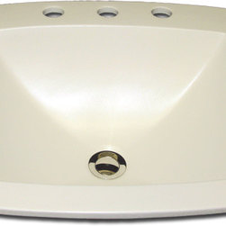 Rectangle with Faucet Holes - Bathroom Sinks