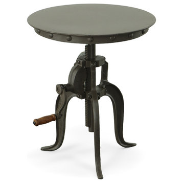 Adjustable Height Crank Table, Industrial