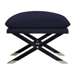 Pompadour Ottoman - Baker Furniture - Jacques Garcia Collection - Products