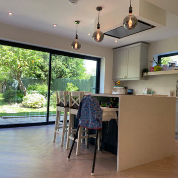 Light Grey and Marine Kitchen