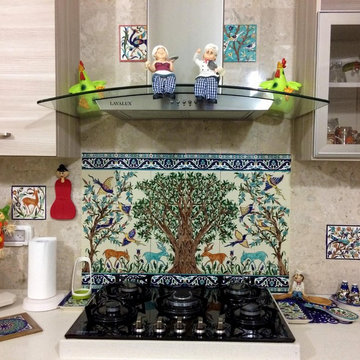 Kitchen tile backsplash design