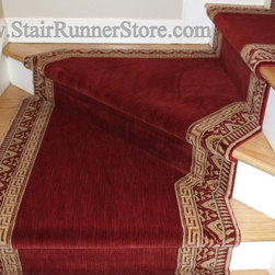 Pie Steps Stair Runner Installations - Hall And Stair Runners