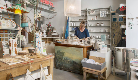 My Houzz: Handmade Ceramics and Textiles in a Live-Work Home