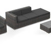 Brunei Outdoor Patio Furniture Sofa Sectional, 10-Piece Set, Charcoal