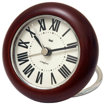 Rondo Wooden Travel Alarm Clock Roma