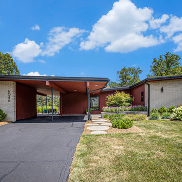 Mid-Century Modern Front Yard - East Lansing, MI