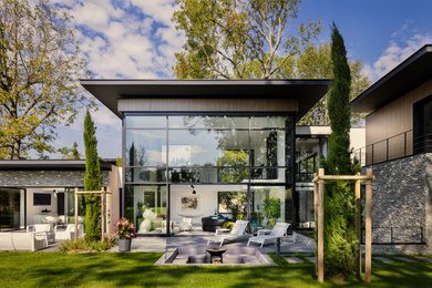Réalisation d'une maison design.