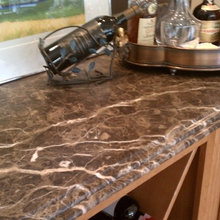 Dark emperador marble
