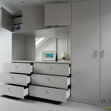 Angled Loft wardrobe