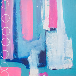 Abstract Art "Bubble Gum II" - Paintings