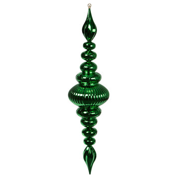 Vickerman M183804 41" Green Shiny Finial Ornament