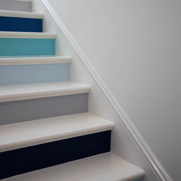 Colorful Stairway by Smart Playrooms
