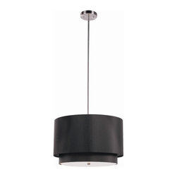 Trans Globe Lighting - Trans Globe Lighting PND-802 BK   Pendants Young and hip^ Brushed Nickel - Pendant Lighting