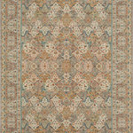 Karastan Rugs - Karastan Rugs Highgrove Beige 8'x11' Area Rug - Stately scallops and delicate details burst with bold color in a bright palette green, blue, coral, purple, beige and gray in the vibrant multicolored design of Karastan's Highgrove Area Rug. This debut of the Estate Collection combines modern conscious construction techniques with the lavish design details synonymous with Karastan's legacy for timeless traditional styles. Ideal for elegant entryways, luxurious living rooms, beautiful bedrooms, opulent offices and more, the area rugs of this collection are woven with Karastan's exclusive eco-friendly EverStrand, a premium recycled synthetic yarn created from post-consumer plastic water bottles. Silky-soft to the touch, this sustainable style is also durably designed to be wear and stain resistant.