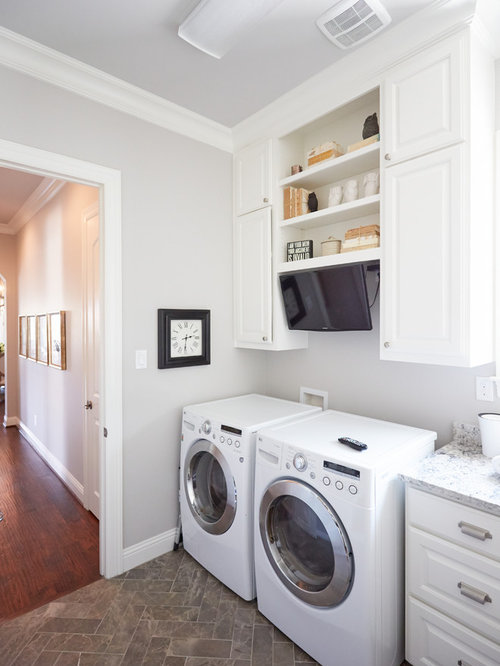 Gray And White Laundry Room Ideas & Photos Houzz