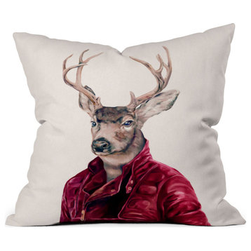 Animal Crew Red Deer Outdoor Throw Pillow, 20"
