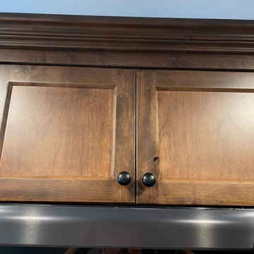 Burnaby Custom Basement Kitchen Solid Wood Renovation