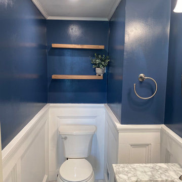 Half bathroom remodeling
