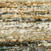 Aegina Soft Stripes Gold/Green Area Rug, 2'3"x8'