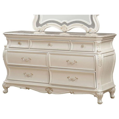 ACME Chantelle Dresser in Pearl White