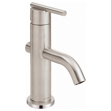 Parma Single Handle Lavatory Faucet Chrome, Brushed Nickel
