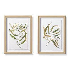 Sea Kelp Giclee Print Diptych - Paintings