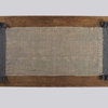 Flowing Fringe Table Runner, Natural With Slate