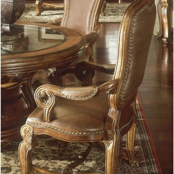 AICO Furniture - Tuscano Arm Chair in Biscotti - 34004 - Dining Chairs