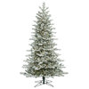 Frosted Eastern Frasier Fir Artificial Christmas Tree , Clear, 10'