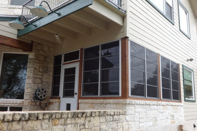 Example of a classic sunroom design in Austin