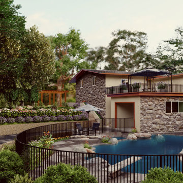Exterior Design - Los Gatos Mountains