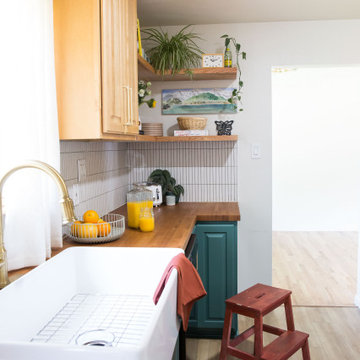 Tropical retro kitchen