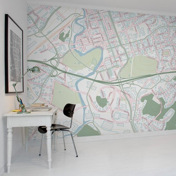 YOUR STREET - Map wallpapers from your own address
