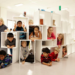 Stacked shelf system - Bookcases