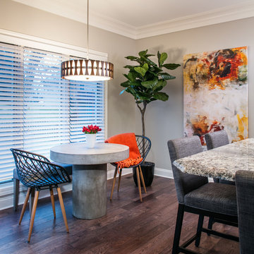 West Omaha Open Concept Kitchen-Living Room Remodel