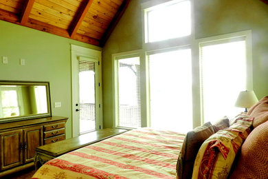 Example of an arts and crafts bedroom design in Birmingham