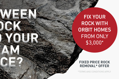 Fix your Rock with Orbit Homes from only $3,000