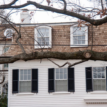 Cedar Shake Shingles with Copper Flashings