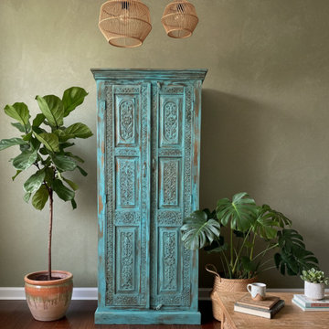Antique Carved Armoires: Statement Pieces for Heritage Revival Interiors