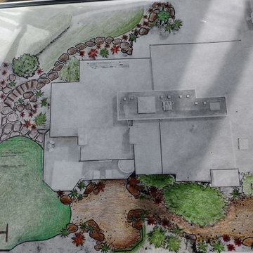 Water Feature and Patio Area - Sammamish