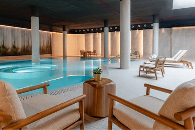 Un spa donde el diseño fluye con el agua y la naturaleza